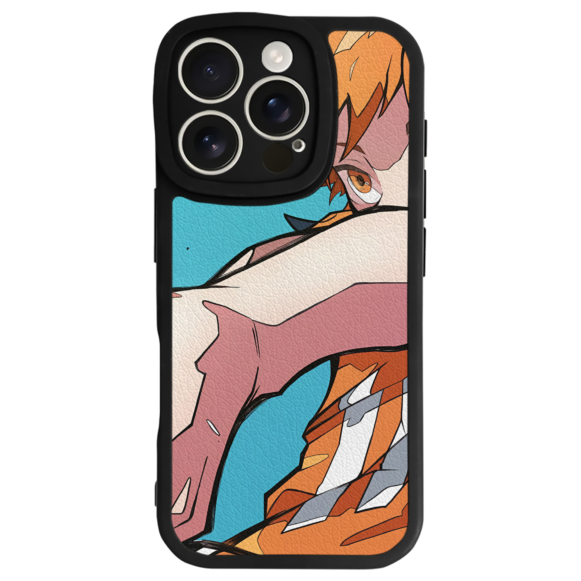 （画像用） ハイキュー!! Haikyu!! 【iPhone 16シリーズ対応】シリコンスマホケース（レザー調） 材質：シリコン